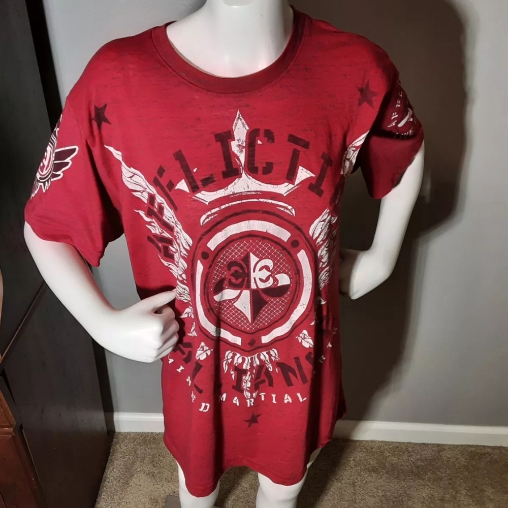 Men's Medium Affliction Alliance Short Sleeve Shirt